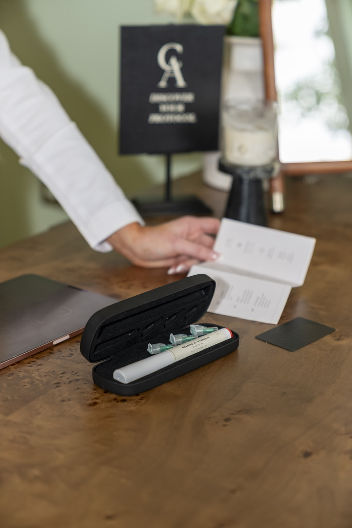 Medical essentials displayed at The Charleston Atelier